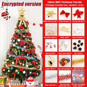 🎅24 Hours delivery🎅2026 Upgrade christmas tree PE material 1.25/1.55/1.85/2.15m christmas decoration christmas tree decoration foldable christmas tree christmas tree set 148 accessories xmas decoration 圣诞树