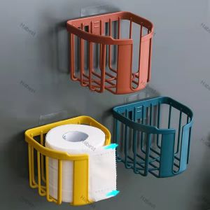 Bathroom Tissue Storage Rack/Hanging Roll Paper Holder/Multifunction Hanging Shelf Organizer