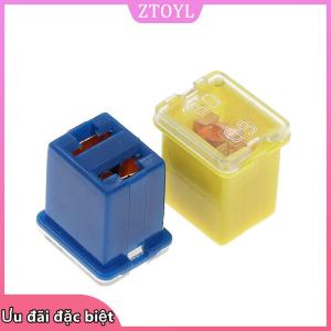 🎀ZTOYL✨ 5 cái Mini Vuông Cầu Chì 20A 30A 40A 50A 60A 70A 80A 90A Bộ ô tô xe cầu chì với hộp nhựa loại tự động cầu chì