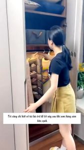 Túi Treo Đựng Đồ Lót Tất Vớ 2 Mặt 30 Ô Túi Đựng Đồ Treo Tủ Tiện Lợi