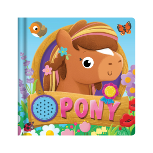Noisy Pony Sound Book (Hardcover) Press The Button Board Book For Kids & Toddlers