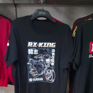 Kaos Otomotif Yamaha RK King Bonus Topi/Debrug Baju Biker Bahan Katun Combed