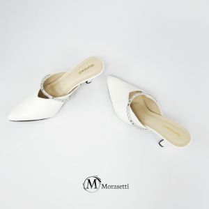 Morasetti Guzelim Mules Wanita Heels 7 Cm