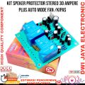 Kit Speaker Protector Stereo 30Ampere Plus Mode Auto FAN Kipas. 