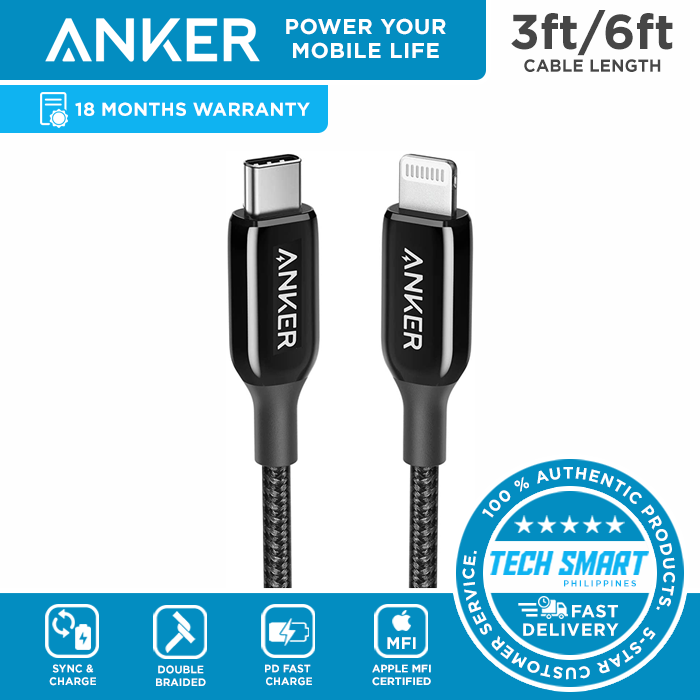 Anker Iphone 11 Charging Cord Anker USB C To Lightning Cable (6ft