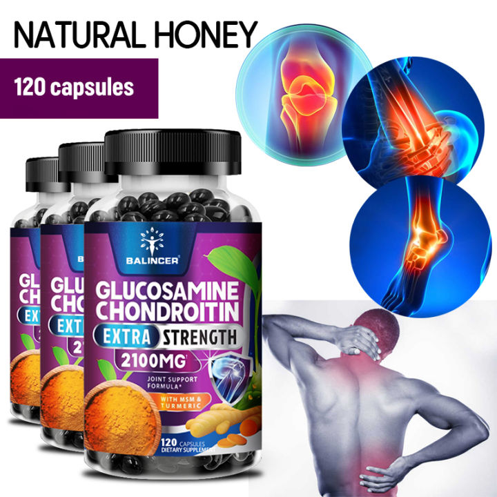 Glucosamine Chondroitin, Turmeric Extract & Black Pepper, Supports