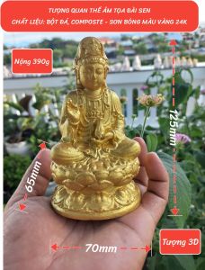 Tượng Phật Thích Ca Phật A Di Đà Phật Quan Thế Âm Đạt Ma Sư Tổ Mini Trang Trí Tiều Cảnh Ô Tô