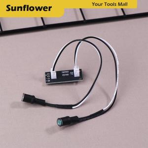🎀🎁【Special price】Sun โมดูลติดตามพลังงานแสงอาทิตย์5V-5.5V DC โมดูลติดตามอัตโนมัติแบบแกนเดียวไฟค้นหาแผงวงจรติดตามอัตโนมัติพลังงานแสงอาทิตย์