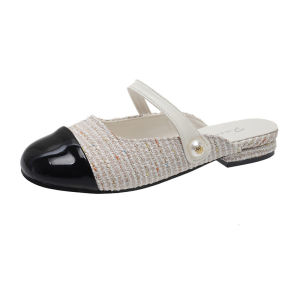 2024 Spring Soft Sole Shoes Womens French Retro Mary Jane Flat Sandals