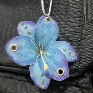 YHDFX Keyring Flower Keychain Keychains Phone Charms Bag Pendant Key Hanging Elegant Imitation Flowers Pendant Gift Jewelry