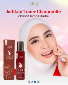 TONER WAJAH AMPUH BPOM TONER CHAMOMILLE SR12 TONER PEMBERSIH WAJAH PRIA WANITA SOLUSI UNTUK MATA PANDA DAN PORI PORI BESAR AMAN BUMIL BUSUI