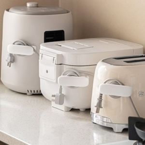 MMLUCK 2 PCS Self-Adhesive Cord Wire Organizer Placement Rack Silicone Cord Hooks Safety Hider Appliance Stand Household