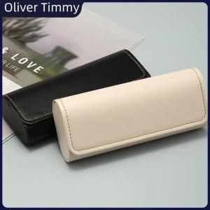 [Oliver Timmy] PU Leather Glasses Case Portable Men Women Sunglasses Optical Glasses Storage Box Anti-Pressure Eyeglasses Bag Accessories