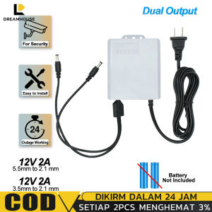 Adaptor Power DC 12V Cadangan Baterai UPS Mini Untuk Cctv WiFi Modem