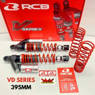 RCB VD SERIES ABSORBER REAR SCOOTER NVX NMAXNEW NMAX V2 305MM ADV150/160 ELEGAN250 RT3S 395MM (GREY-RED)