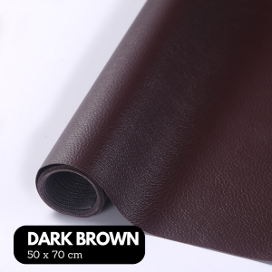 Sticker Kulit PU Sintetis 50x65cm Perbaikan Sofa Anti Air Self Adhesive Leather Patch BATHI-RL20