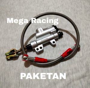 PAKET tonjokan master rem belakang model tanam + selang rem 60cm universal motor satria vxion sonic dll