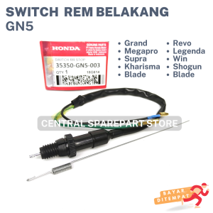 BONUS PER + SWIT REM BELAKANG HONDA SUPRA LAMA / ASTREA GRAND / MEGAPRO / KARISMA / BLADE / REVO / SUPRA X 125 FIT NEW OLD / SUPRA X LAMA / LEGENDA / PRIMA / NEOTECH / TIGER / GL PRO / CB150 R / WIN / SHOGUN / SWITCH STOP SATU SET / SWIET / KABEL SUIT REM
