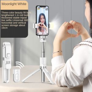 Gậy Chống Rung Cầm Tay Bluetooth Không Dây L02s Cho Điện Thoại Thông Minh Gậy Tự Sướng Chân Máy Có Đèn Giá Đỡ Điện Thoại Di Động IOS Android