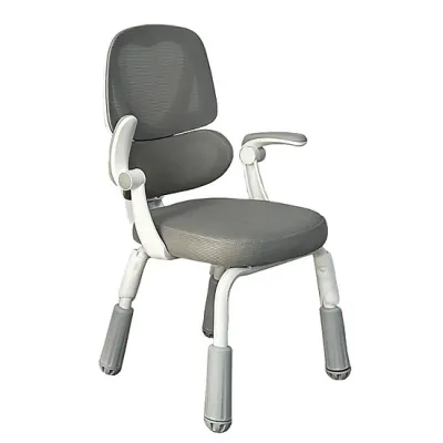 Ghế công thái học trẻ em chân thép cố định tăng chỉnh chiều cao LBH05