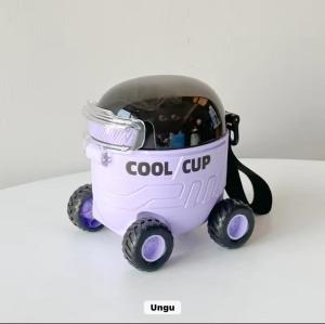 BOTOL MINUM ANAK BENTUK MOBIL COOL CUP 550ML PREMIUM QUALITY FOOD GRADE ANTI TUMPAH MAINAN ANAK ANAK MOBIL MOBILAN - 5075 BIRU