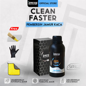 Cairan Pembersih Jamur Kaca dan Body Mobil Pembersih Jamur Kaca Mobil Anti Gores Hasil Kilap Maksimal Ukuran 250ml FASTER PROTECT