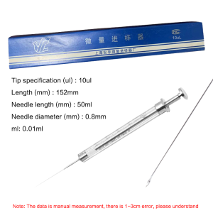 Microliter Syringes Injector Glass Microliter Syringe Microliter Glass Syringe For Gas Chromatografi