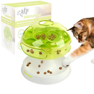 Interactive Cat Puzzle Feeder 3 Levels Slow Feeder Treat Dispenser Mental Stimulation for Cats and Puppy