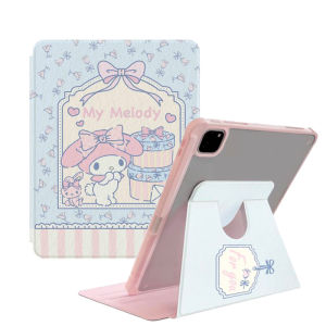 Cartoon Melody 360° Rotating iPad Case With Smart Sleep Wake/Pencil Holder For iPad Pro 11/Air4/Air5/Air3/iPad 9.7 (2017 2018)/iPad 10.2/iPad Mini6/iPad Pro 10.5 Protective Case