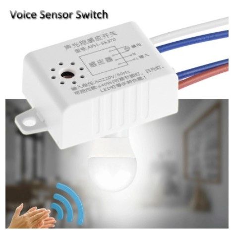 SAOSIS Sound Voice Sensor Light Switch Automatic On Off AC 180-265V 50 ...
