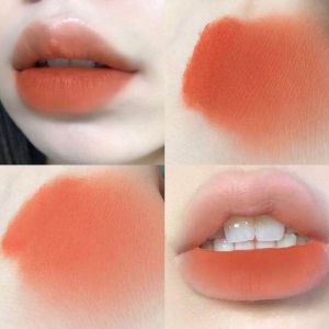 Gege bear Keychain Pendant Pink Rabbit Lipstick Cute Velvet Lip Gloss Matte Lipstick Rich Autumn and Winter Colors