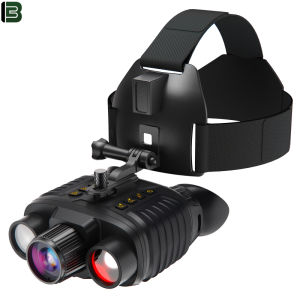 BekinTek Helmet Mountable Night Vision Binoculars Head Mounted NVG Goggles 4500mAh Rechargeable Night View Optics Telescope Full Dark Observing 8x Digital Zoom 4K Video 36M Photo with Backlit Button