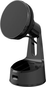 Scosche MEMSQRWD MagicMount Elite Magnetic Wireless Charging Phone Mount for Car Dashboard/Windshield with Fast USB-C Car Charger Cell Phone Holder Compatible with MagSafe iPhone 16/15/14/13/12