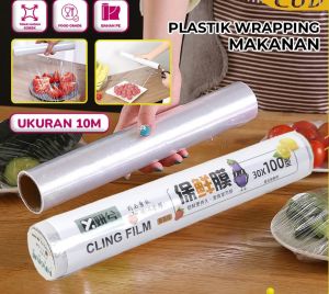 Plastik Wrap Cling Wrapping Makanan Roll 30cm Pembungkus Makanan plastik wraping