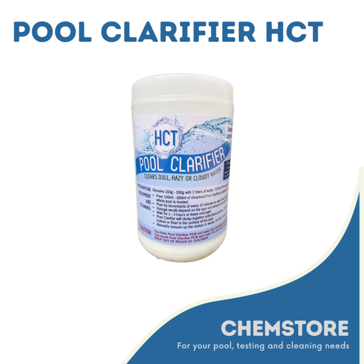 Pool Clarifier HCT 750 grams Flocculant Swimming Pool Cleaning
