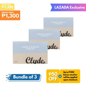 [LAZ EXCLUSIVE] Bundle of 3 Clyde Suede & Nubuck Cleaning Kit for Suede and Nubuck Shoes