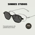 Sunnies Studios Clip-On Optical Willa (Eyeglasses Replaceable Graded Lens Polarized Men and Women). 