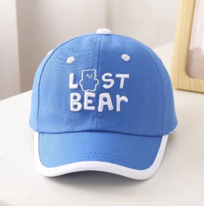 Topi bayi motif last bear beruang model kekinian topi bayi perempuan dan laki laki 0-3 tahun