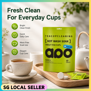 SG READY STOCK Tea Stain Water Cup Cleaning Effervescent Tablets Stainless Steel Cup Remove Tea Stains Food Grade Cleaning Agent
