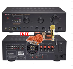 With Free KS-5000 MIC NEW FTstar AV-802 USB/BT/FM 5.1Channel Karaoke Amplifier with USB and Bluetooth ( AV 802 USB/BT/FM)