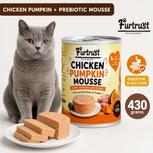 Furtrust Functional Cat Mousse Can 4 Flavors 375g Bundle Immune Coat Urinary Digest Care