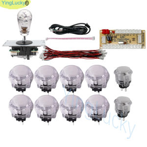 20252 Player Arcade kit Copy Sanwa Joystick Clear Push Button Zero Delay Usb Board Controller Encoder Pc Raspberry Pi Arcade Neo Geo