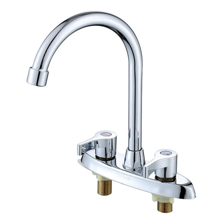 Tap Rotating Handle 【HOMELIVING】 Premium Dual Handle Mixer Tap for Basin Sinks with ...