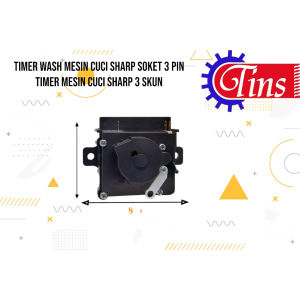 TIMER SOKET NATIONAL 4 PIN TIMER WASH MESIN CUCI DUA TABUNG NATIONAL TIMER PENCUCI SOCKET 4 SKUN