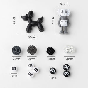 Crocs Jibbitz Charms Shoes Decoration Accessories 3D Bear Balloon Dog Detachable Shoe Buckle for Crocs