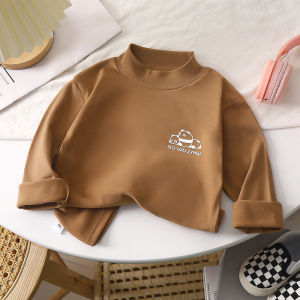 TUmama Trẻ em mềm mại nhiệt nửa Áo cao cổ cho sự ấm áp vào mùa thu và mùa đông