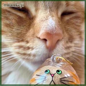 miankeji 1 6pcs Capsule Toys Kawaii Transparent My Pets Fur Container Cat Hair Storage Box Hanging Cat Keychain Pendant Pet Hair Grooming Souvenirs Bag Hanging Decor