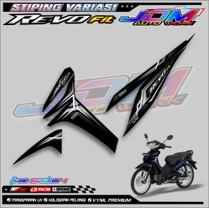 STRIPING VARIASI HONDA REVO FIT / STIKER LIST MOTOR HONDA REVO FIT