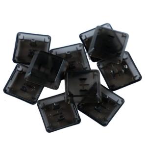 Replacement Keycaps in Transparent Black 1U Size with Backlit Repalcement For G813 G815 G913 Mechanical Keyboards