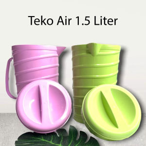 NIIGO - Teko Plastik Air Minum 1.5 Liter Ulir / Teko Eskan Warna